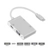 FS16628D (3) USB-C до HDMI DVI VGA USB 2.0 4 в 1 адаптер-концентратор