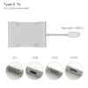 FS16628D (4) USB-C auf HDMI DVI VGA USB 2.0 4-in-1-Adapter-Hub