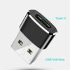 FS16654 (5) Kupplung USB-A 2.0-Stecker auf USB-Typ-C-Buchse
