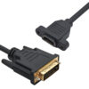 FSP1006 (1) DVI Male to HDMI Female Panel Mount Cable