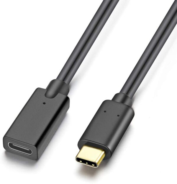 كابل تمديد USB 3.2 Gen1 USB 3.0 Type C ذكر إلى أنثى