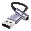 FS18152 (1) كابل محول صوت USB A ذكر إلى 3.5 مم أنثى AUX