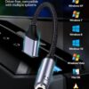 FS18152 (3) كابل محول صوت USB A ذكر إلى 3.5 مم أنثى AUX