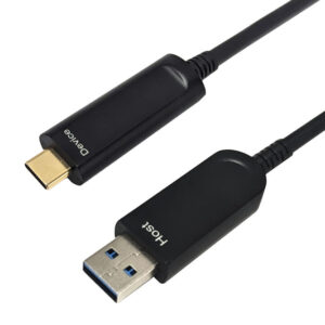 USB 3.0 A Male to USB C Male AOC волоконно-оптический кабель