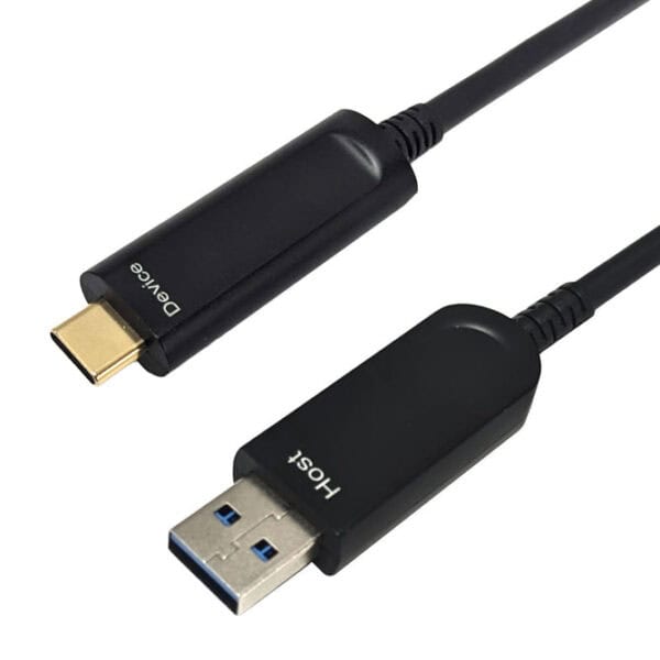 كابل الألياف الضوئية USB 3.0 A ذكر إلى USB C ذكر AOC