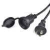 FS13010 (1) Cabo de alimentação à prova d'água NEMA 5-15P para NEMA 5-15R