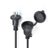 FS13010 (2) Cabo de alimentação à prova d'água NEMA 5-15P para NEMA 5-15R