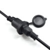 FS13010 (4) Cabo de alimentação à prova d'água NEMA 5-15P para NEMA 5-15R
