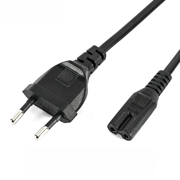 Cable de alimentación con enchufe europeo CEE7/16 a IEC320 C7