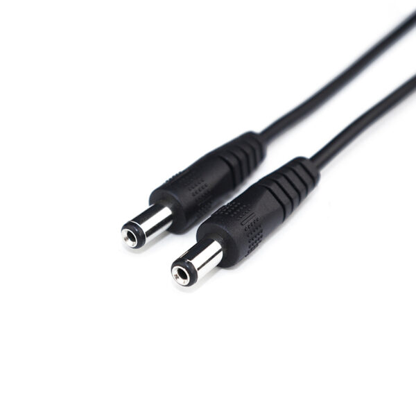 Cable de alimentación macho a macho de 12 V CC de 5,5 x 2,1 mm