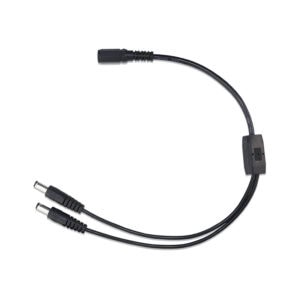 1 fêmea para 2/3/4/7 macho 5,5 mm * 2,1 mm cabo divisor de energia DC