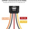 FS19031-5 كابل تمديد الطاقة SATA 15 دبوسًا ذكرًا إلى كابل تمديد الطاقة Dual 15 دبوسًا أنثى