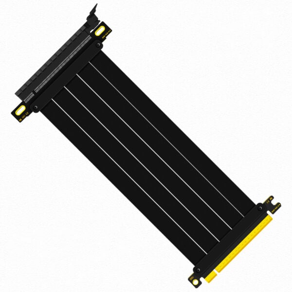 كابل محول بطاقة تمديد زاوية PCIE 4.0 X16