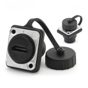 IP67 Waterproof D-Type HDMI 2.0 Through Socket