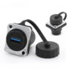 FSP4528 (1) IP67 wasserdichte D-Typ USB 3.0 A Durchgangsbuchse