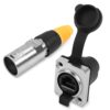 FSP4533-1 RJ45-Panelmontage, wasserdichter Adapter, industrielle Netzwerkkopplerbaugruppe